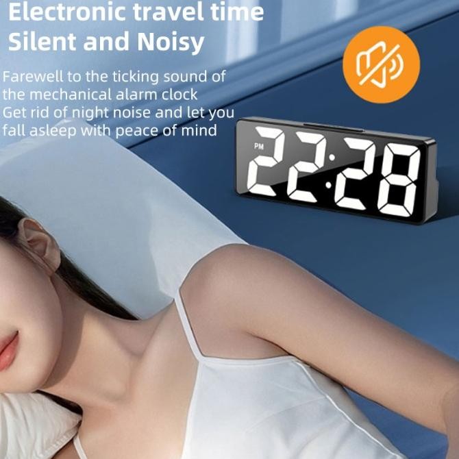 

Jam Alarm Dinding Meja Digital Clock LED New Model 2023 SS99