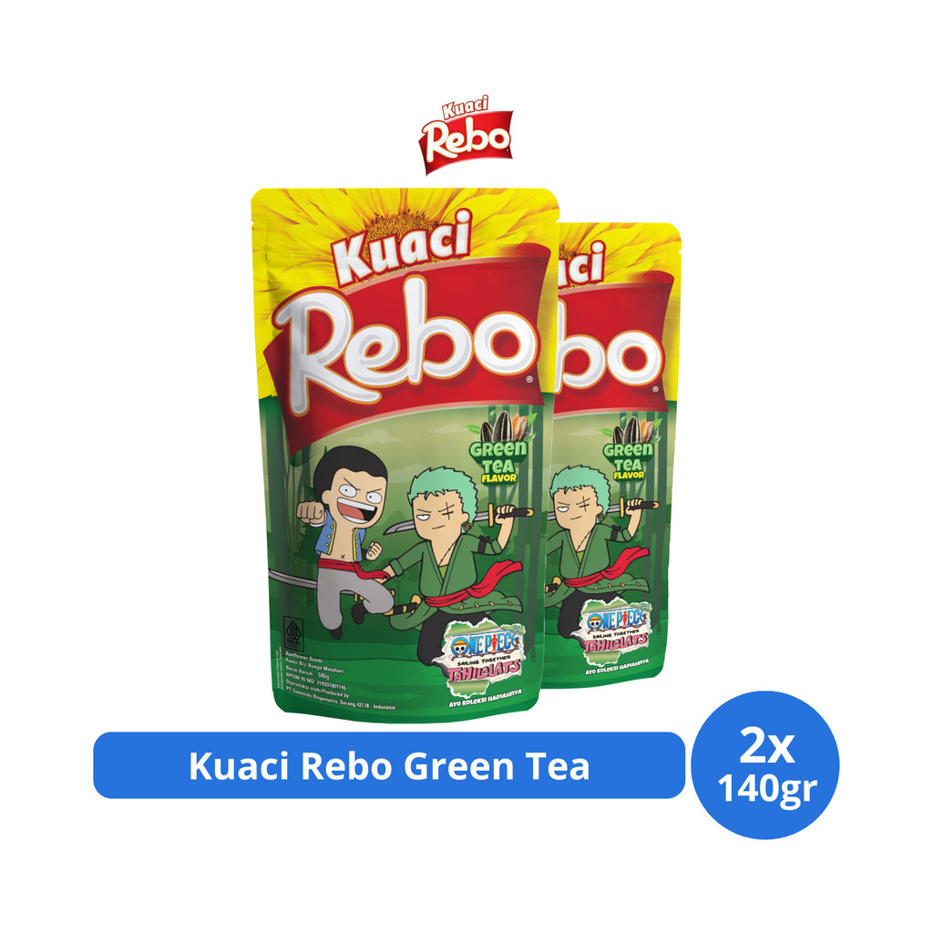 

Kuaci Rebo Green Tea 140gr x 2 pcs