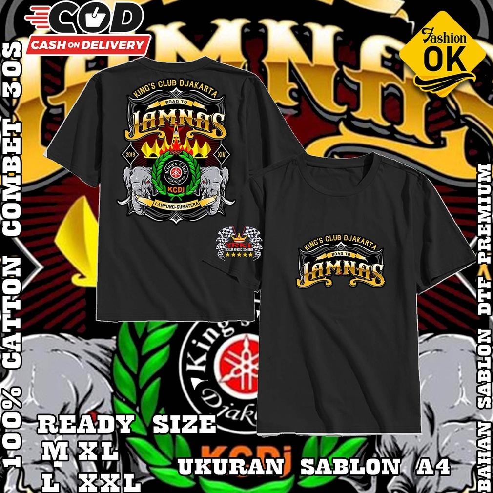 Kaos Baju Rxking Club Djakarta Jamnas Lampung Sumatera Rx King Yrki T-Shirt Rxking Cotton Combed Len