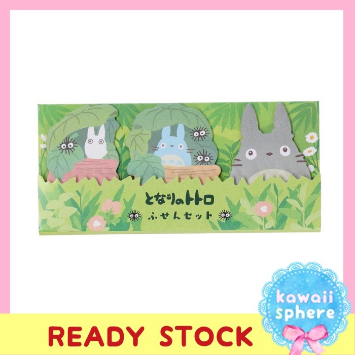 

My Neighbor Totoro Sticky Note Set Memo Totoro Official Studio Ghibli Ready Stock