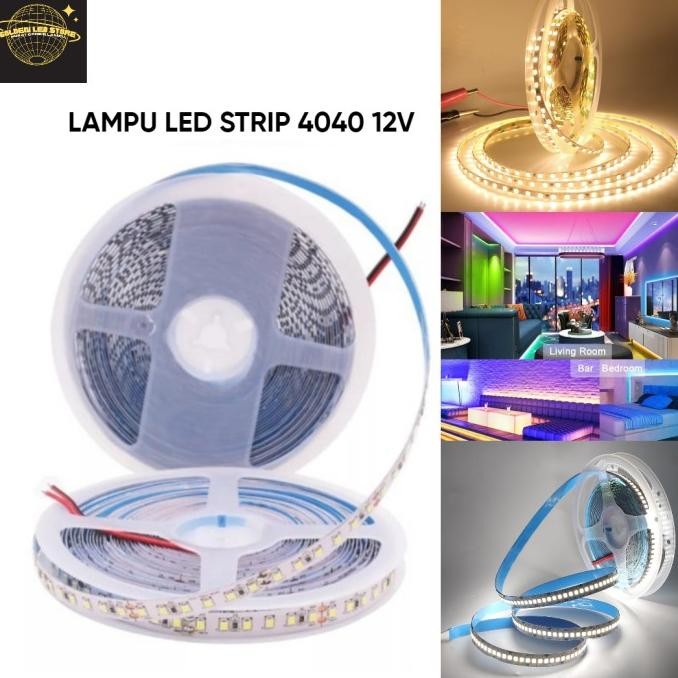 LAMPU LED STRIP 4040 DC 12 VOLT IP 33 / LAMPU STRIP 12V