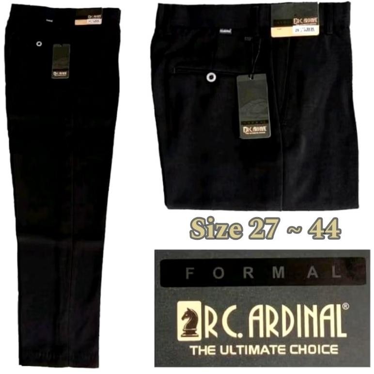 Celana Bahan Pria Celana Kantor Celana Formal Kain Cardinal 27 44 / Kantor Hitam Celana Panjang Pria