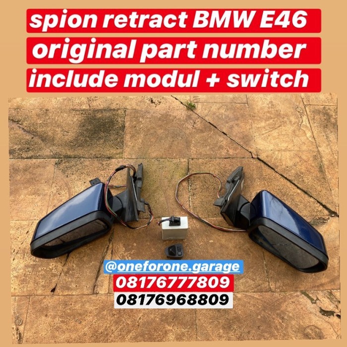Spion BMW E46 ORIGINAL PART NUMBER Retract include modul + switch