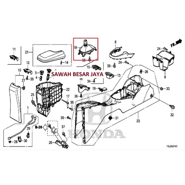 TERMURAH - Boot Change Lever - Karet Boot Shift Knob Tuas Persneling Gigi Manual Honda Jazz S RS GK5