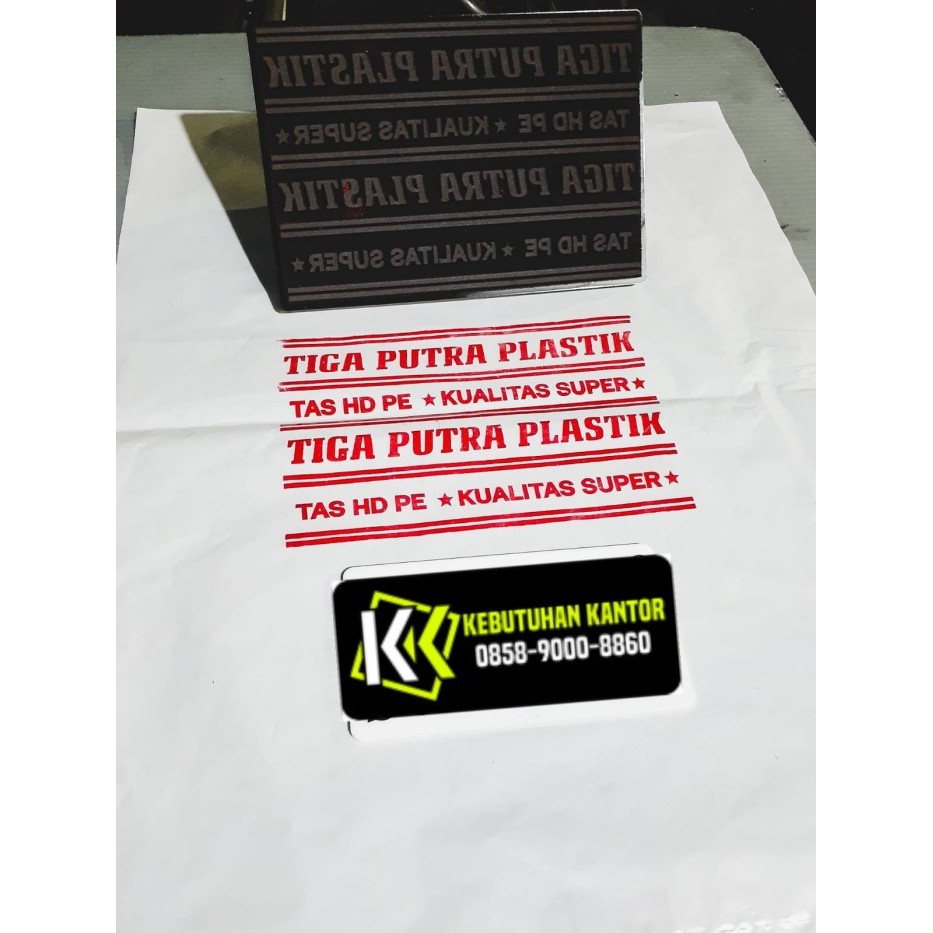 

Jual Stempel Sablon Plastik OPP kantong Plastik Stempel Plastik Bakery
