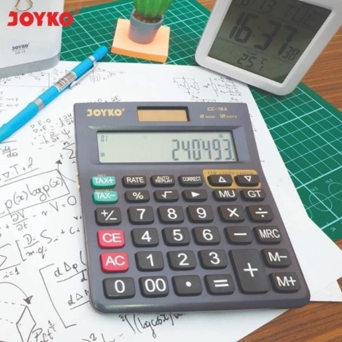 

TERSEDIA JOYKO CC15A CHECK & CORRECT CALCULATOR - KALKULATOR MEJA CC 15A