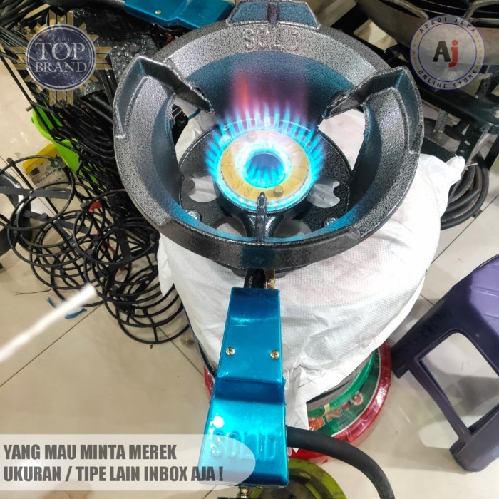 kompor solid api besar pressure 5b automatis