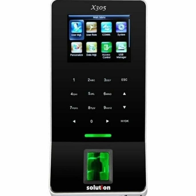 

TERSEDIA SOLUTION X305 MESIN ABSEN ABSENSI SIDIK JARI FINGERPRINT +ACCESS DOOR