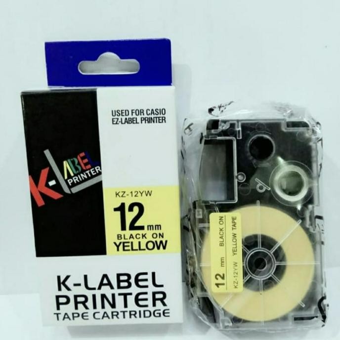 

TERSEDIA K LABEL PRINTER 12MM - USE COMPATIBLE CASIO EZ LABEL TAPE 12 MM