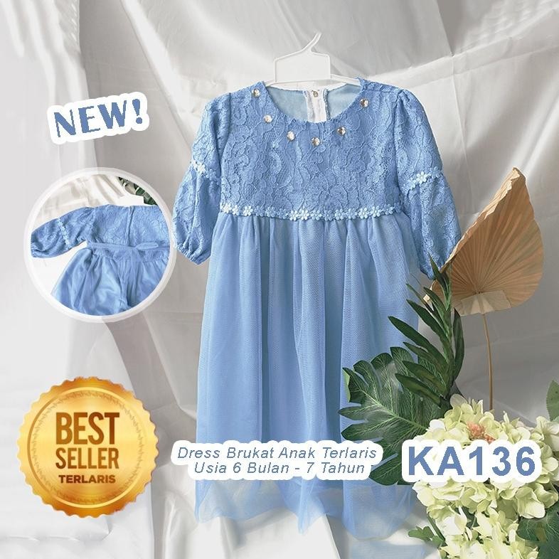 Dress Baju Denim Anak Perempuan 3 4 Tahun Model 2024 Baju Muslim Bayi Perempuan 6 12 Bulan Warna Bir