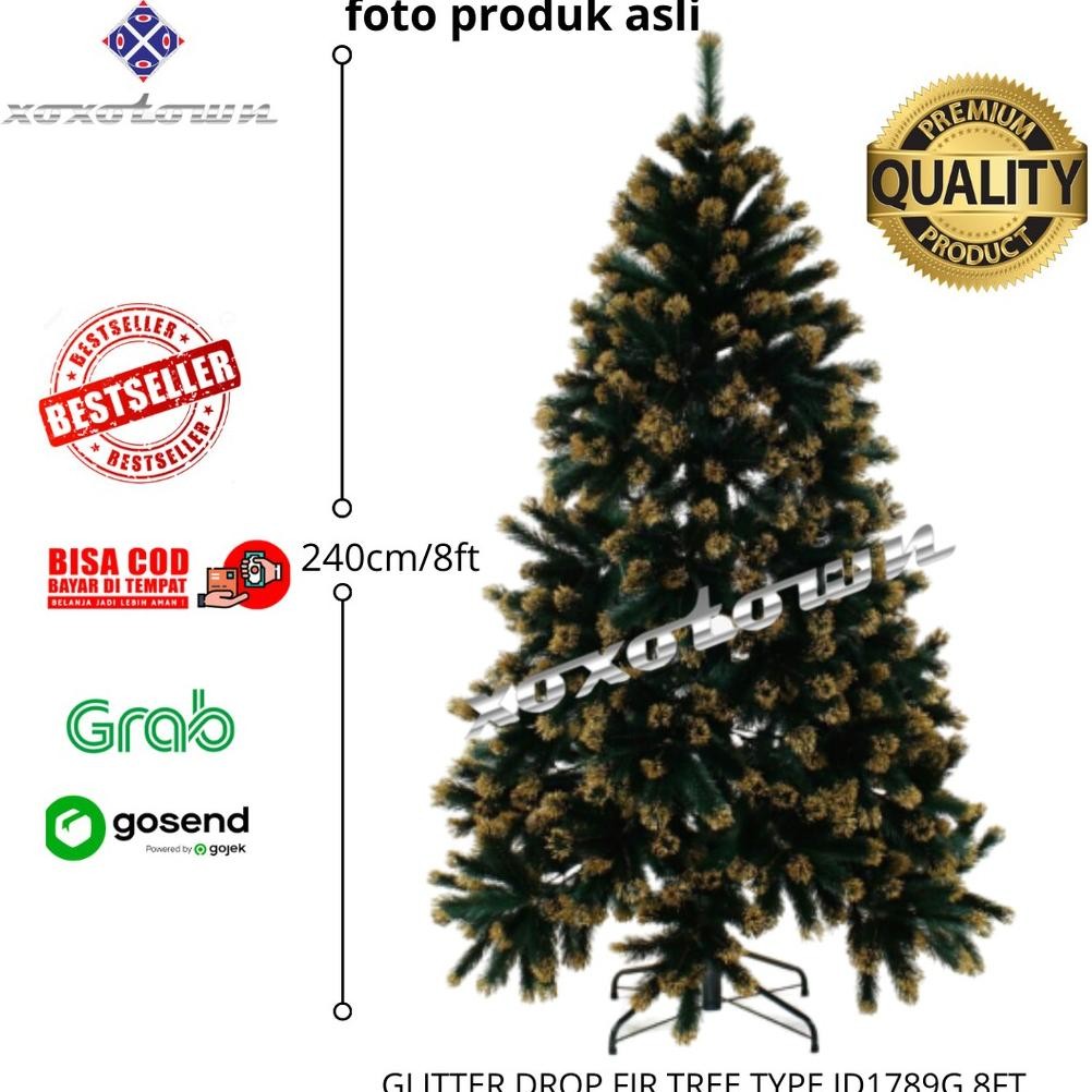 Pohon Natal 8 Feet 240 Cm 2,4 Meter Christmas Tree [Dekorasi Natal]