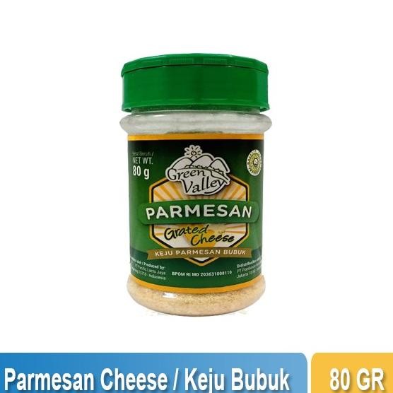 

Green Valley - Parmesan Grated Cheese / Keju Bubuk 80Gr