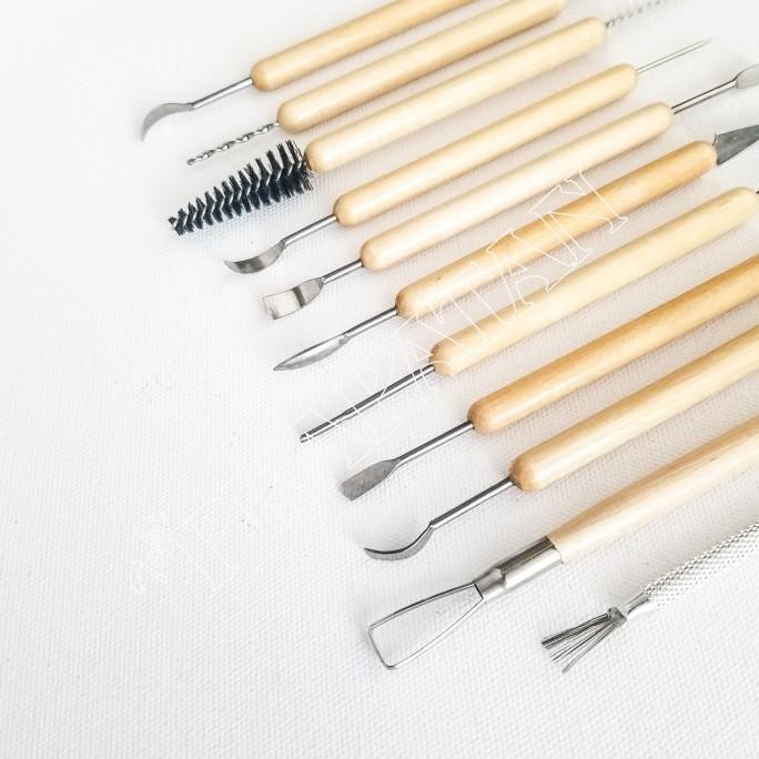 

V-Tec Clay Tool Set 11 Pcs E0088-10B/6 / Alat Sculpt / Alat Ukir Original Dan Terpercaya
