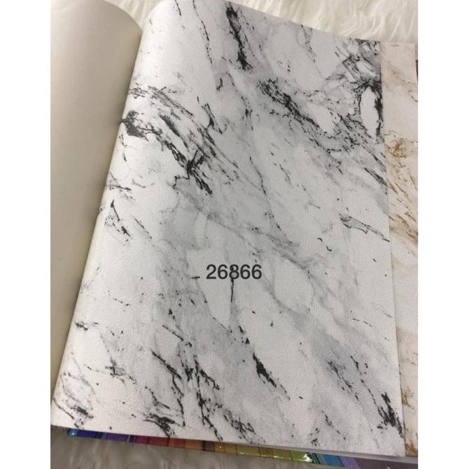 Wallpaper Dinding Murah Motif Marmer 3D Granit Mewah