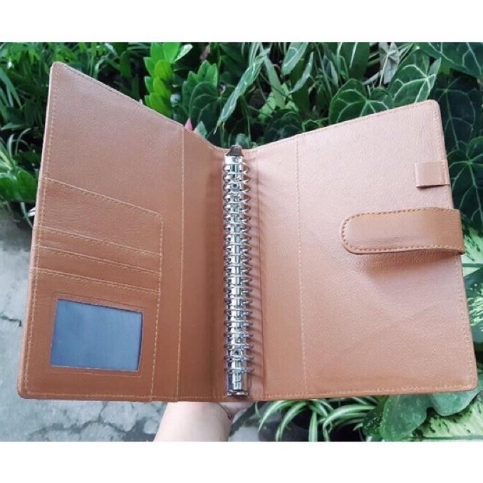 

Buku Catatan Binder A5 Ring 20 Catatan Harian Daily Planner Keuangan Loose Leaf Pembatas Buku Binder Tempat Penyimpanan File Folder Organizer Bolpoin Pensil Zipper Lo Ziplo