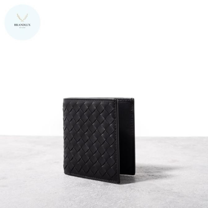 Terlaris BOTTEGA VENETA Intrecciato slim bifold wallet SALE