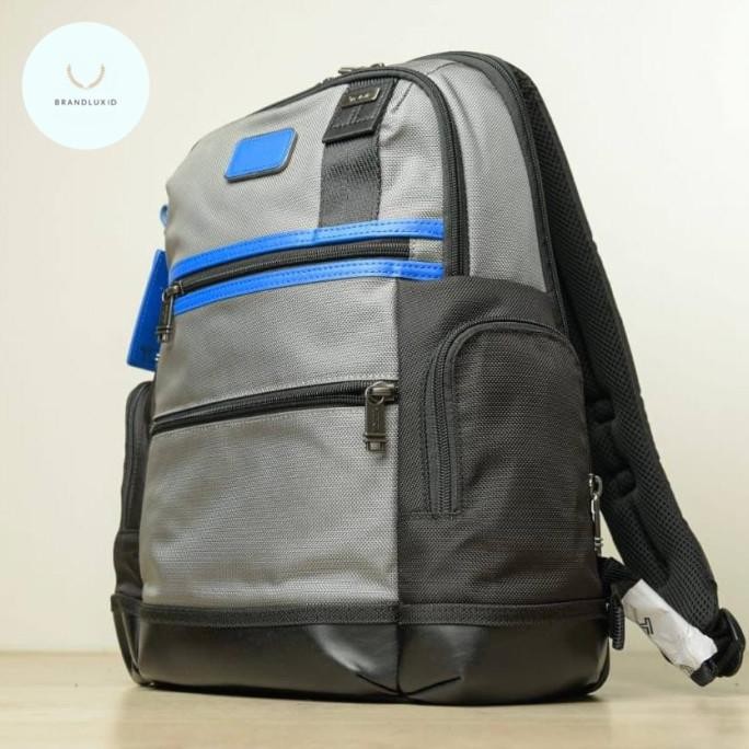 Terlaris Tumi Parrish Backpack Black Grey Blue SALE