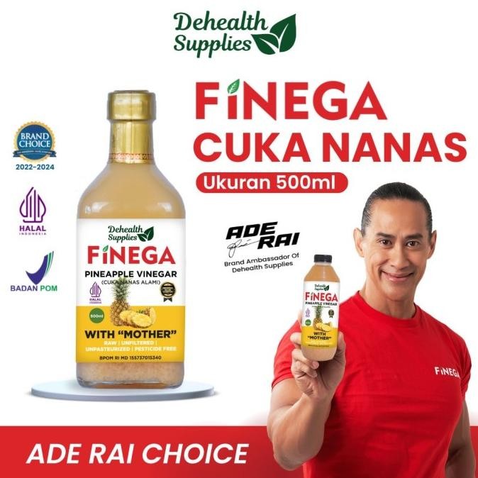 

DISKON FINEGA CUKA NANAS 500ml Kemasan Kaca