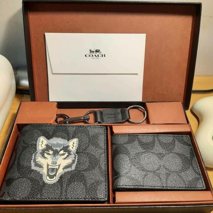 Terlaris coach wolf wallet SALE