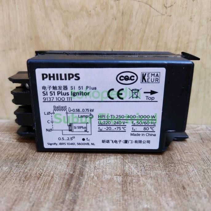 PHILIPS SI 51 Plus - Ignitor untuk lampu HPI (T) 250 - 400 - 1000w