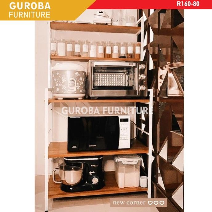 Rak microwave rak dapur rak minimalis