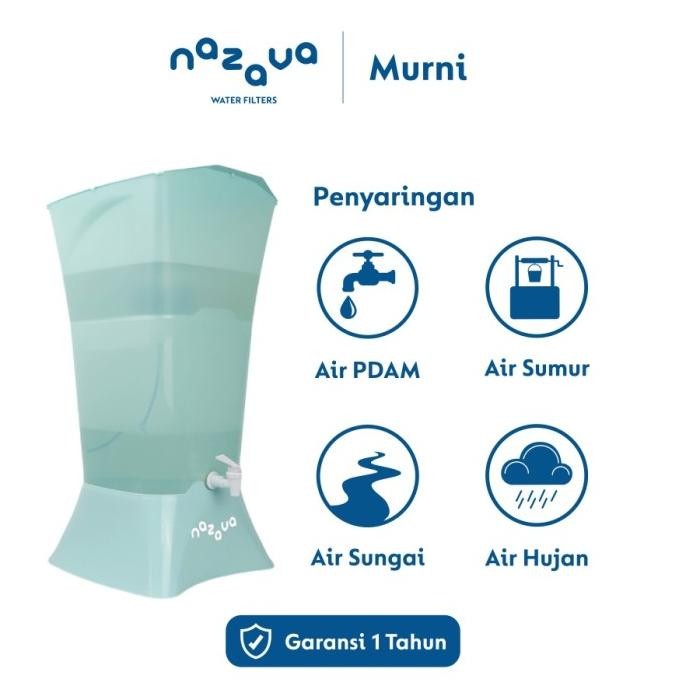 Nazava Filter Air Minum - Nazava Murni - Water Filter warna Tosca