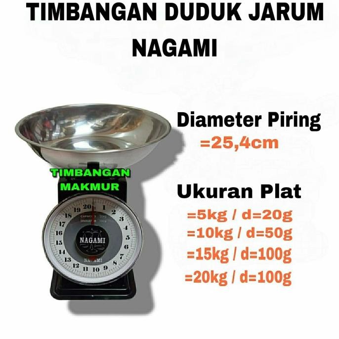 Timbangan Duduk Jarum Nagami 15kg