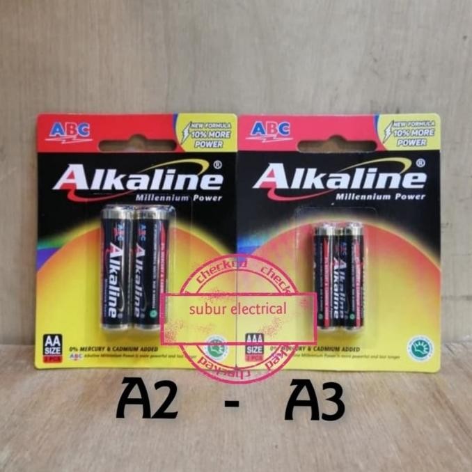 batrei ABC alkaline A2/A3 batre ABC alkaline