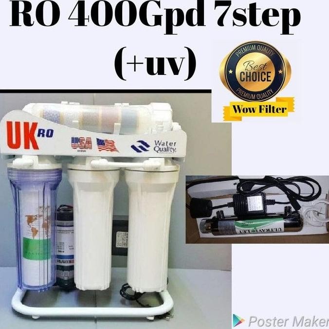 

Mesin Ro 400 Gpd 7Step !! Ready