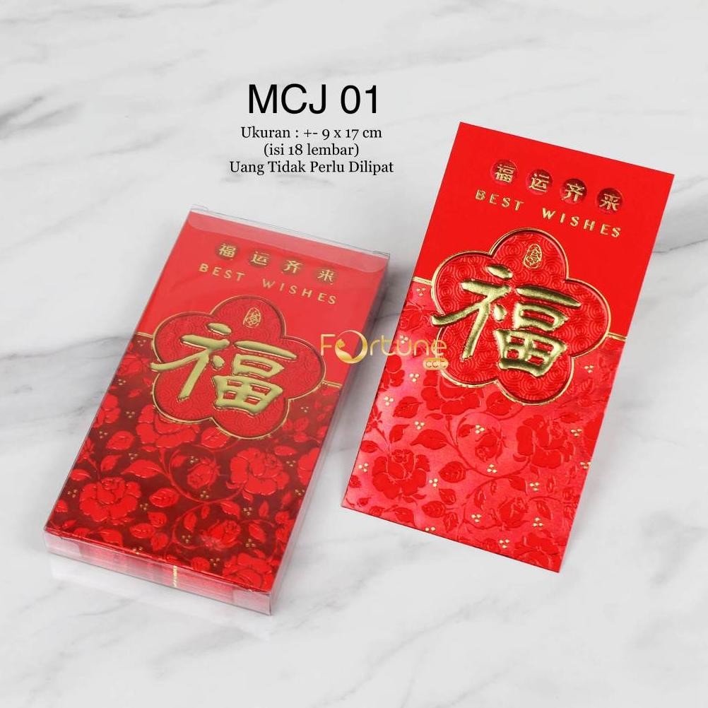 

Angpao Imlek 2024 Kertas Kotak Mika Fu Pendek Panjang Isi 18 Lembar
