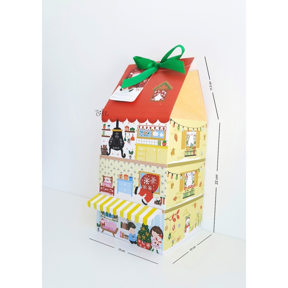 Terbaru (3Toples500-Ch03) Dus Kue Kering Natal 3 Toples 500Gr (Isi10)