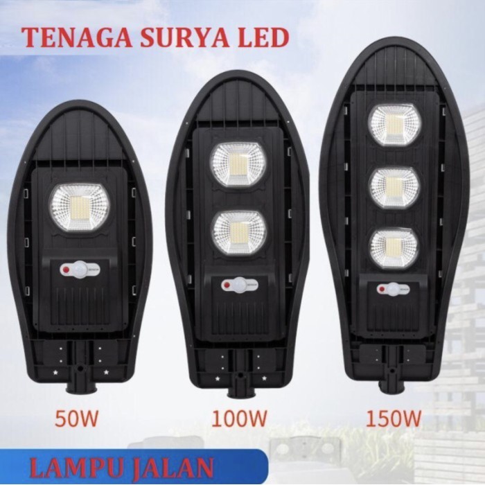 Cuci Gudang Lampu Jalan Cobra Solar Cell 100W 100Watt Pju Solar Cell 100Watt 100W