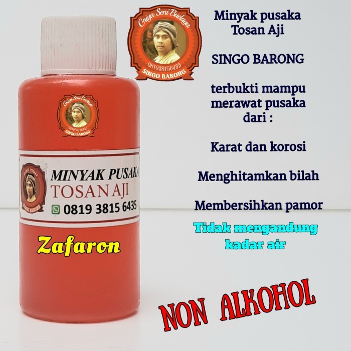 Promo Minyak Pusaka Keris Dan Tombak Aroma Zafaron