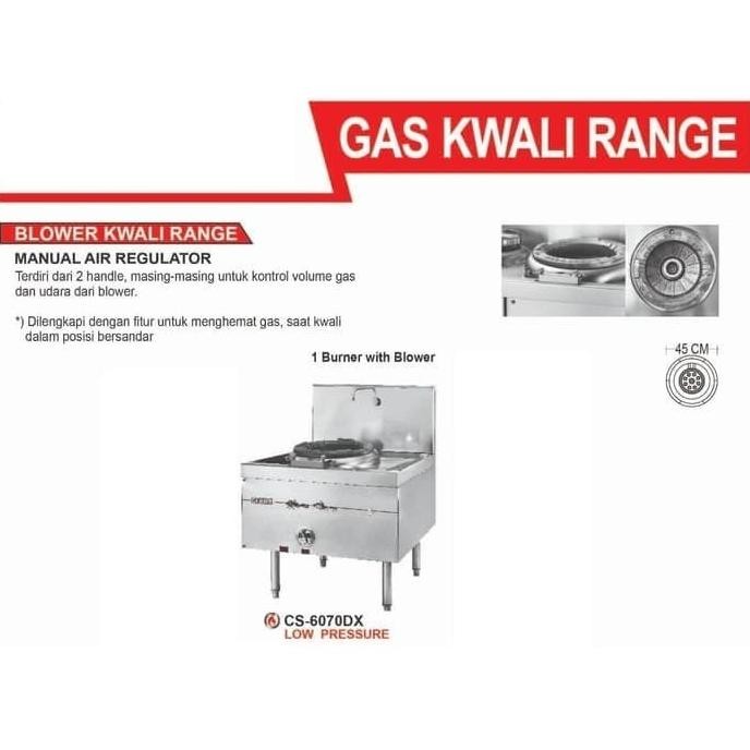 GETRA Gas Kwali Range CS-6070DX / CS 6070DX / CS 6070 DX