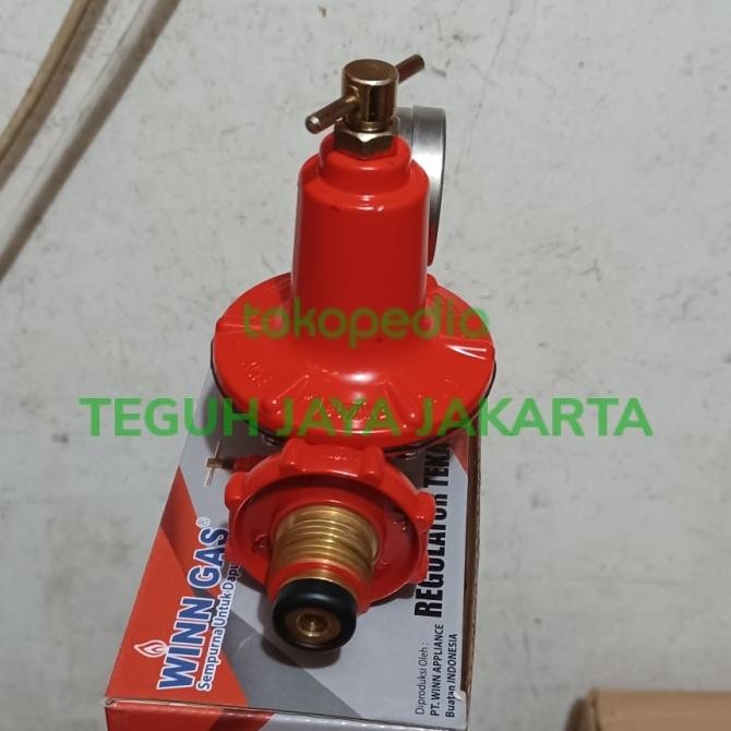 REGULATOR GAS ELPIJI 50KG TEKANAN TINGGI MERK WINN GAS