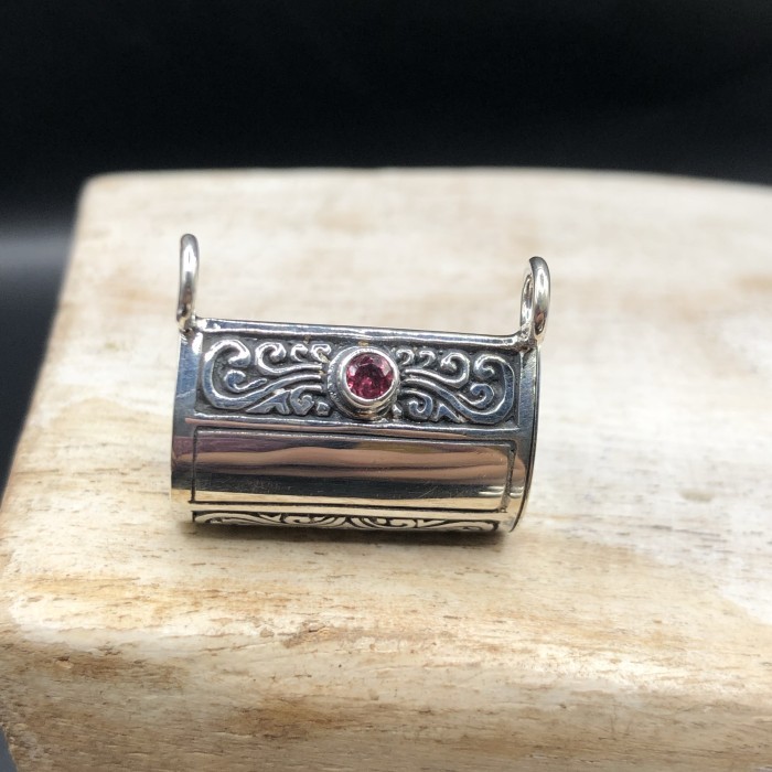 Blandong Bayi Tabung Nama Perak 925