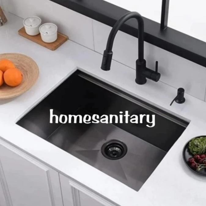 kitchen sink undermount 6045 black