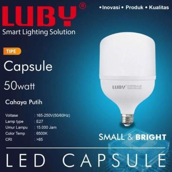 

TERSEDIA LAMPU LED CAPSULE LUBY 50W 50 WATT