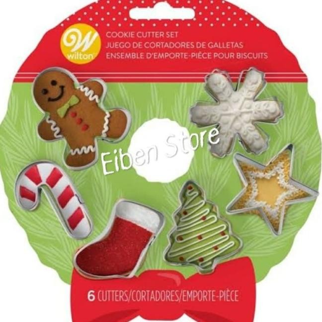 

Wilton Ni Christmas Cookie Cutter Set 6