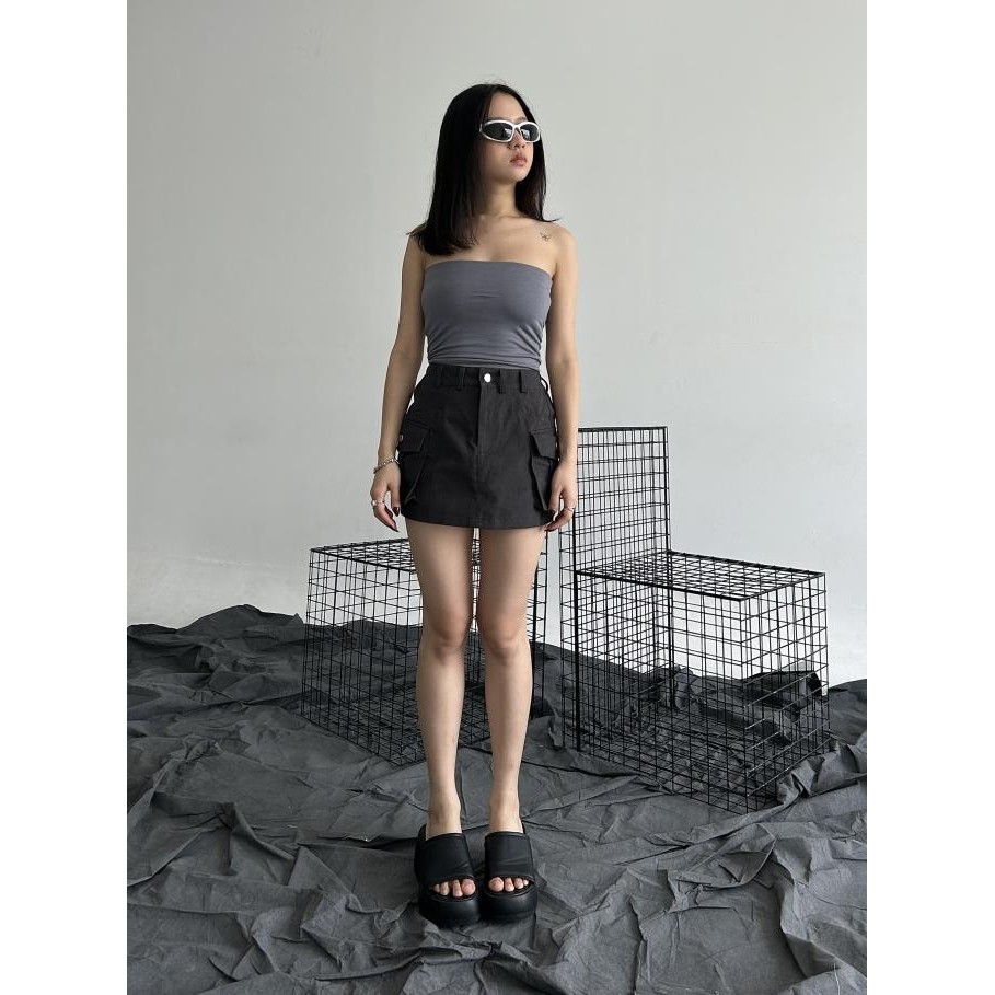 Luna Cargo Skirt | Rok Mini Cargo | Y2K | Gorpcore | Bawahan Wanita LAJ