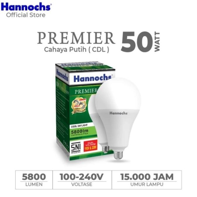 TERSEDIA LAMPU LED HANNOCHS 50W 50 WATT