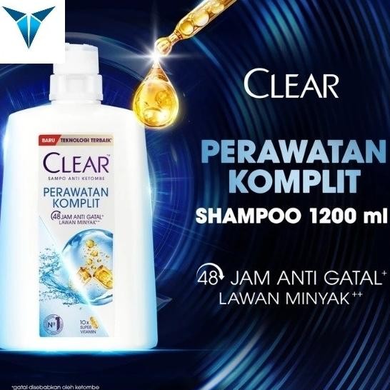 Clear Shampoo Anti Dandruff 1200Ml Shampo Clear Anti Ketombe 1200 Ml