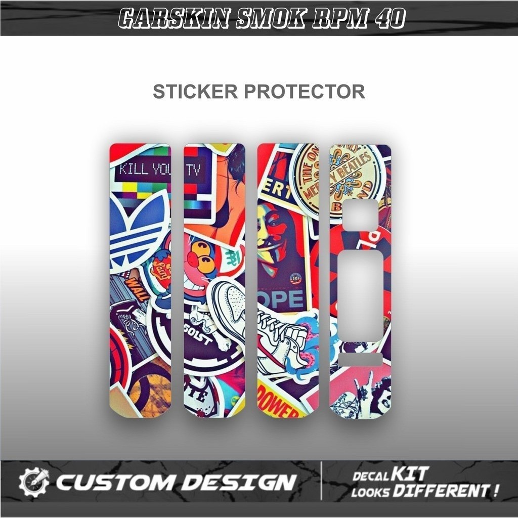 Promo2pcs - Terlaris Smo Rpm 40 Garskin Stiker/not Case Premium Quality CustomCOD