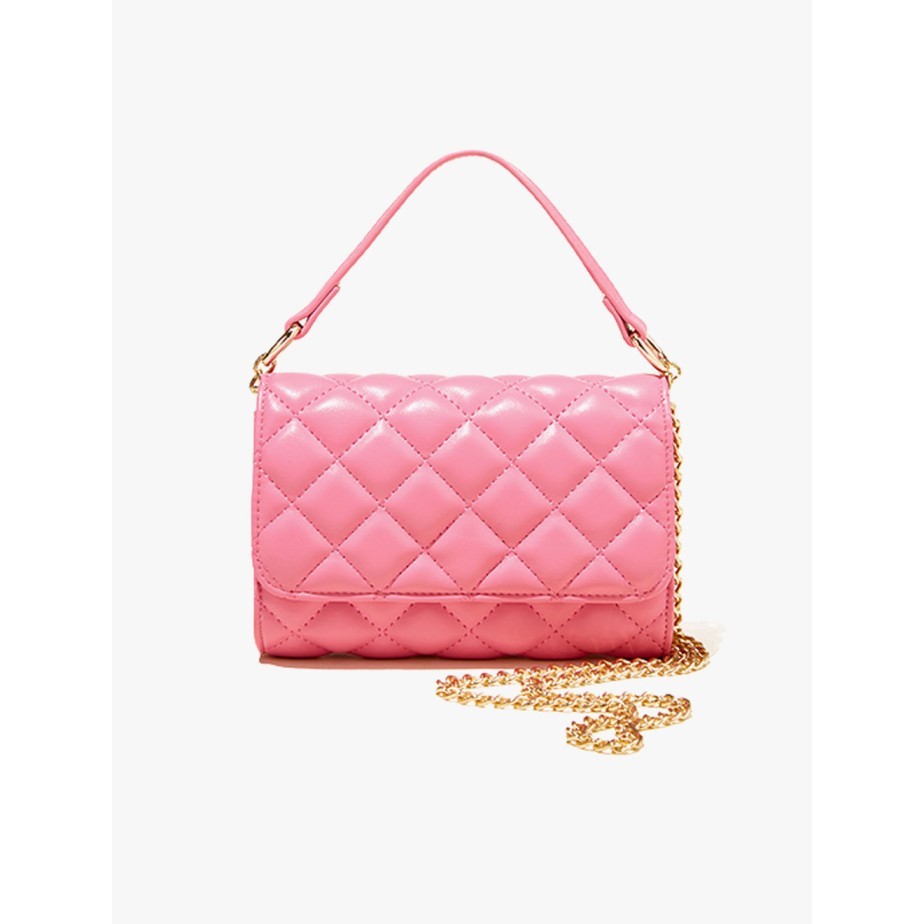 BOOM SALE Rubi - Tas Wanita - Sofia Chain Wallet Bag - Lotus Pink