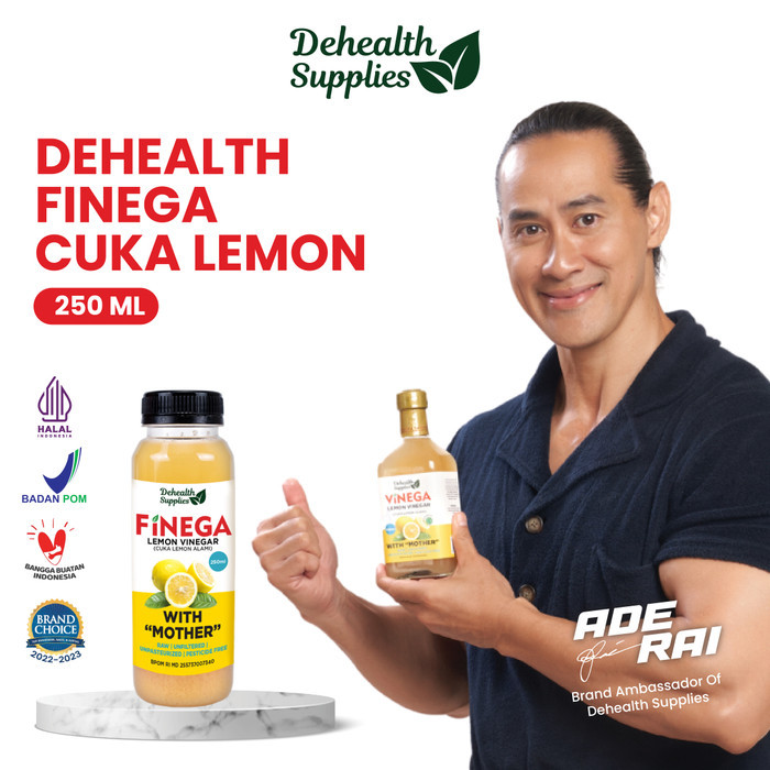 

BRG BARU Dehealth Supplies Vinega Cuka Lemon 250ml Kemasan Plastik