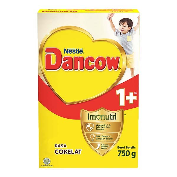 

DANCOW CHOCOLATE PREBIO 1 + BOX 750 GR - SUSU COKELAT