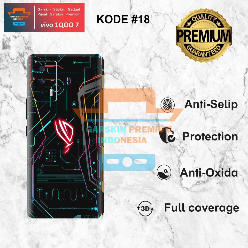 Promo2pcs - Vivo IQOO 7 Garskin Stiker/not Case Premium Quality CustomCOD