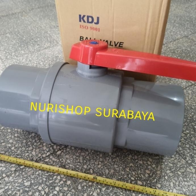 Ballvalve PVC Kdj 6" (6inch)/ Ball valve pvc 6 inch KDJ