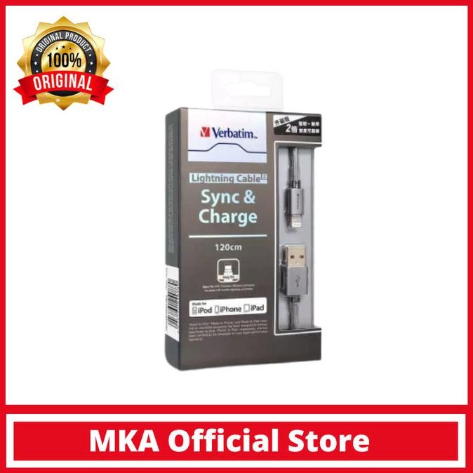 

TERSEDIA VERBATIM CABLE 120CM LIGHNING TO USB