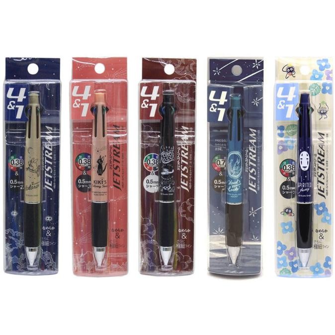

Uni Jetstream Multi 4+1 Studio Ghibli 0.38mm Oil Pen Limited Edition